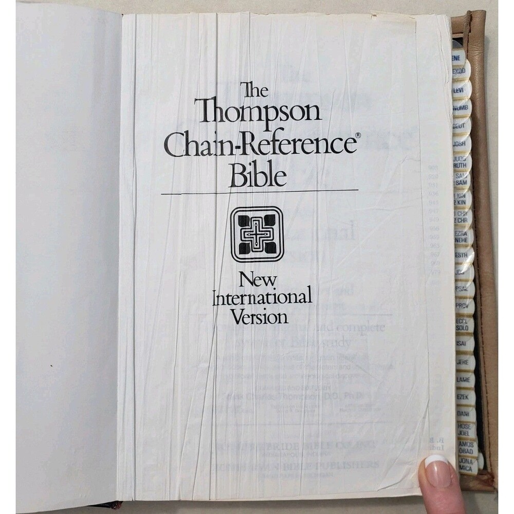1983 Thompson Chain-Reference New International Version Bible Red Letter READ - Picture 9 of 14
